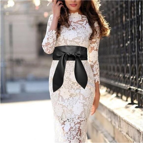 2/$30 Obi Belt Wide Wrap Around Waist Boho Gypsy Self Tie Black Cinched Corset - Picture 3 of 10